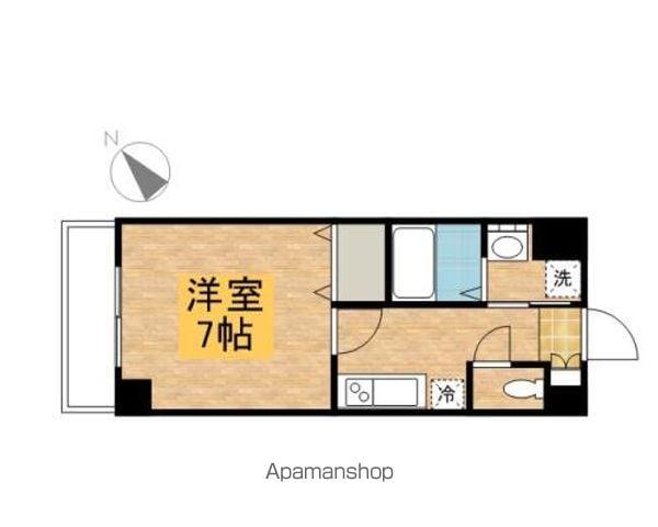 ロージナ(1K/5階)の間取り写真