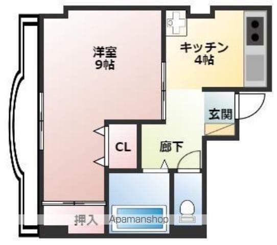 第5正田ビル(1K/5階)の間取り写真