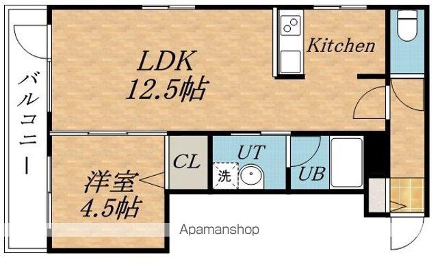 エミネンス南郷14(1LDK/1階)の間取り写真
