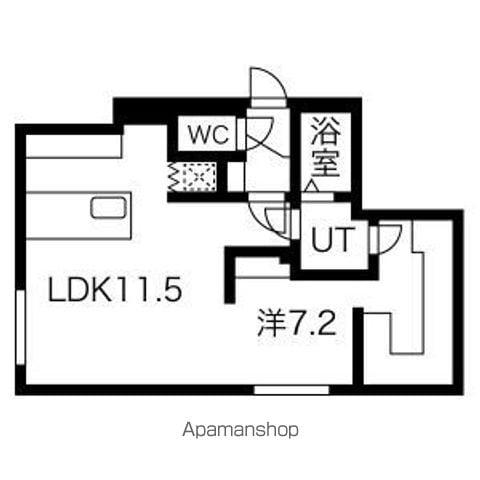 レブニーズ ザ・レジデンス N21(1LDK/5階)の間取り写真