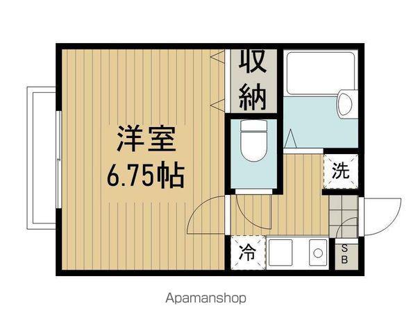 ハイムサツキ A棟(1K/1階)の間取り写真