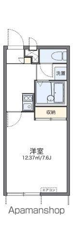レオパレスあすなろ 2号(1K/1階)の間取り写真