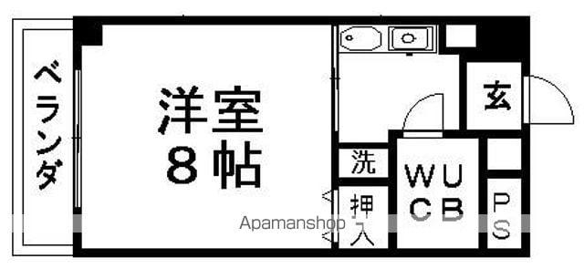 シティスペース(1K/3階)の間取り写真