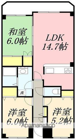 マンションRIVAGE(3LDK/1階)の間取り写真