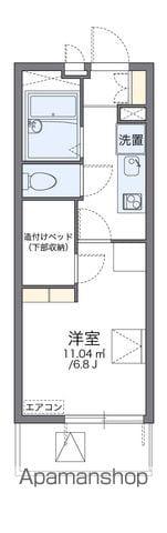 レオパレスソフィア 壱番館(1K/4階)の間取り写真