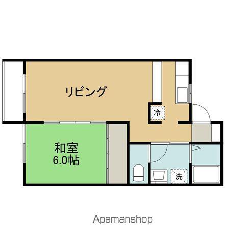 パレスプリーマーC(1LDK/1階)の間取り写真