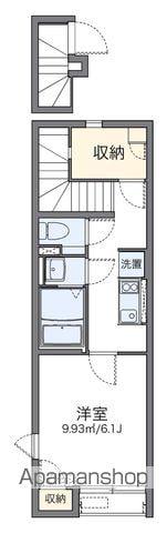 レオネクスト学校町通(1K/2階)の間取り写真