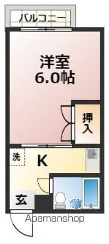 田中ビル(1K/1階)の間取り写真