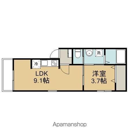 コンパートハウス大曽根(1LDK/3階)の間取り写真