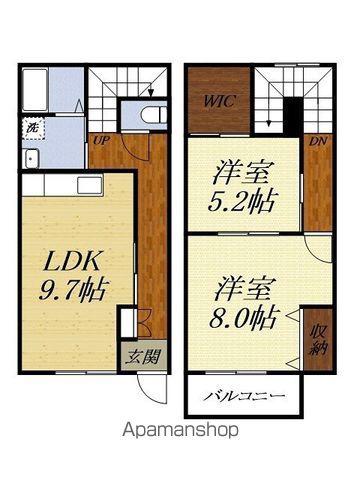リベラルハイム美薗(2LDK)の間取り写真