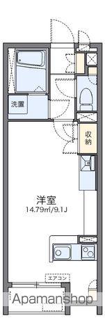 レオネクストパレフルール(ワンルーム/1階)の間取り写真