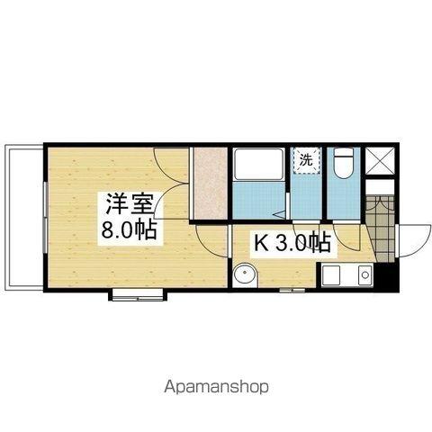 メゾン・プルミエール(1K/4階)の間取り写真