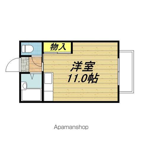 コーポフルーツ館(1K/2階)の間取り写真