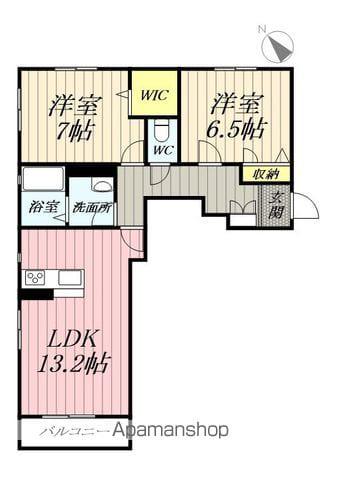 つくばエクスプレス 八潮駅 徒歩37分 2階建 築9年(2LDK/2階)の間取り写真