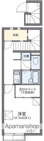 レオネクストK&I(1K/2階)の間取り写真