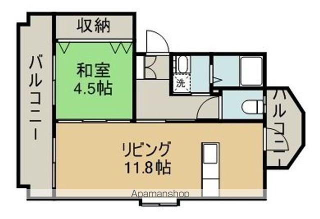 アニバーサリー52(1LDK/2階)の間取り写真