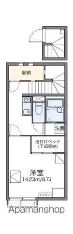 レオネクスト湯村(1K/2階)の間取り写真