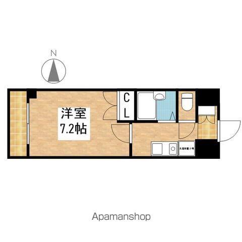 クレスト泉(1K/5階)の間取り写真