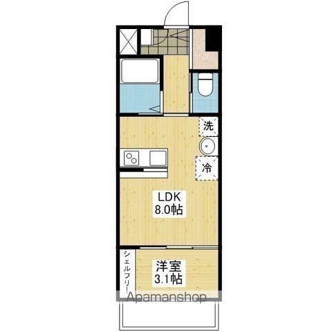RENOTTA IZUMIKITA(1LDK/2階)の間取り写真