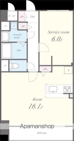 プリマヴェーラ(ワンルーム/1階)の間取り写真