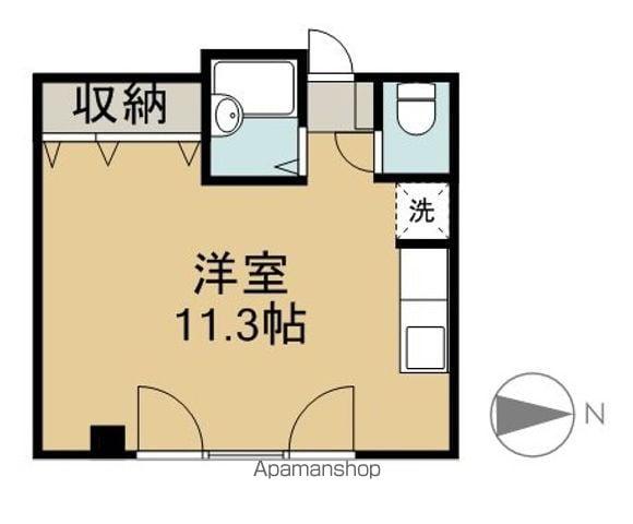 KRDタウン(ワンルーム/5階)の間取り写真