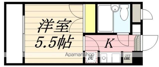 コンフォール小泉(1K/2階)の間取り写真