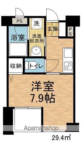 サームスコマツ(1K/1階)の間取り写真