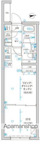 CREATIF西池袋(1LDK/2階)の間取り写真