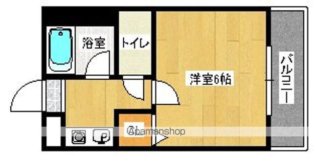 メゾン苅田(1K/2階)の間取り写真