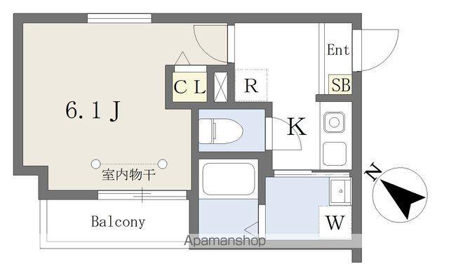 PADDYS MIMOMI(1K/3階)の間取り写真