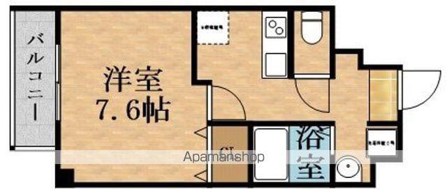 AVERE早苗(1K/8階)の間取り写真