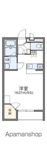 レオパレスパストラル(1K/1階)の間取り写真