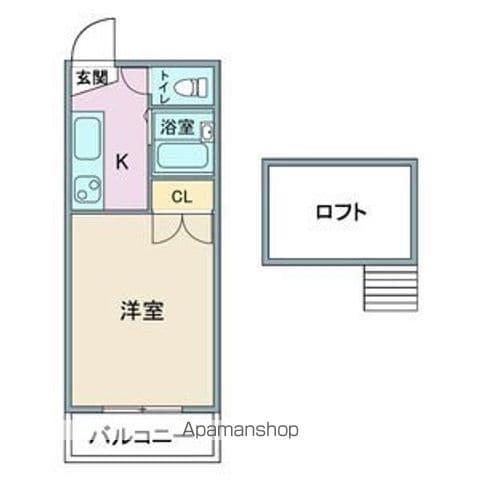 M&YハルタⅠ・Ⅱ(ワンルーム/1階)の間取り写真