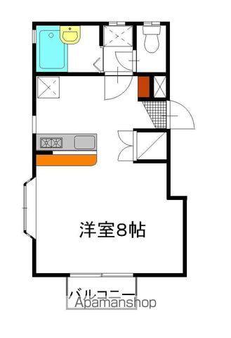 アークパレス(ワンルーム/1階)の間取り写真