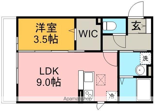 フェリーチェ(1LDK/1階)の間取り写真