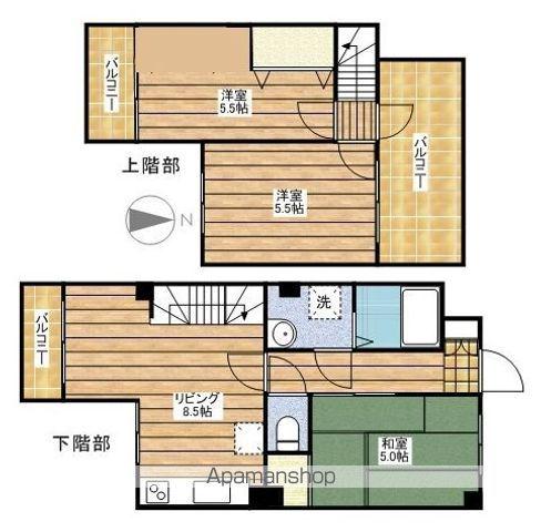 信開ダイナスティ亀戸(3LDK/5階)の間取り写真