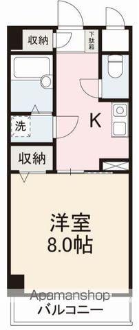 メゾン・アルカディア(1K/2階)の間取り写真