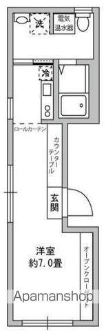 ISLE PARK HIGASHI NAKANO(ワンルーム/1階)の間取り写真