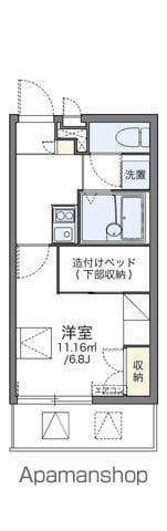 レオパレスセリオ国立 2階階 間取り