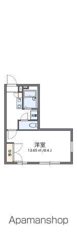 レオパレスSKYROOM(1K/1階)の間取り写真