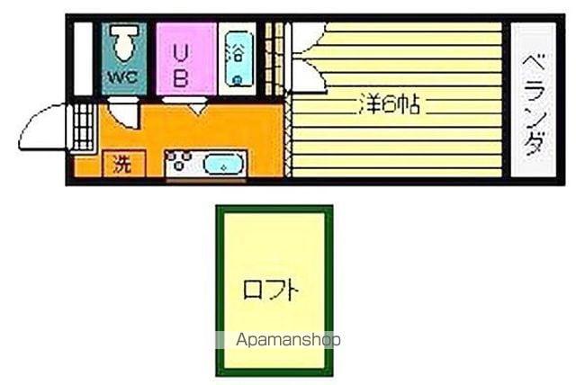 サンライフ都城5(1K/1階)の間取り写真