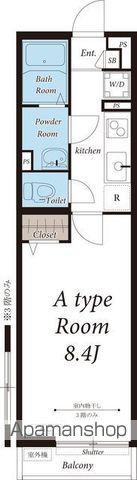 リブリYS諏訪町(1K/3階)の間取り写真