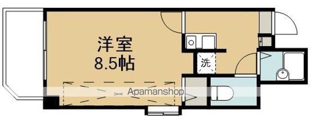 オリオンハイム西新(1K/6階)の間取り写真