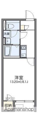 レオネクスト一枚沖(1K/2階)の間取り写真