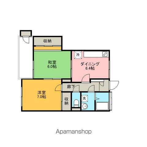 PLENDY松戸新田(1LDK/1階)の間取り写真