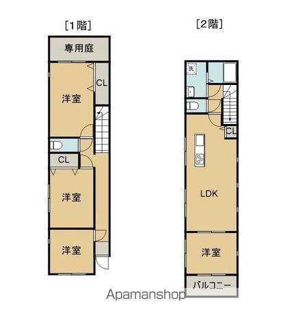 本四備讃線 宇多津駅 徒歩25分 2階建 築3年(4LDK)の間取り写真