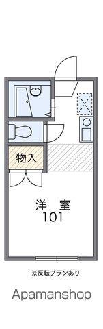 レオパレスシャルム(1K/1階)の間取り写真