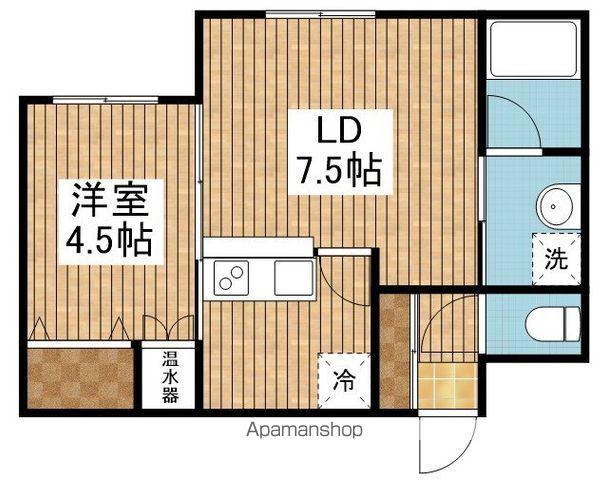 レジェンド米山(1LDK/2階)の間取り写真