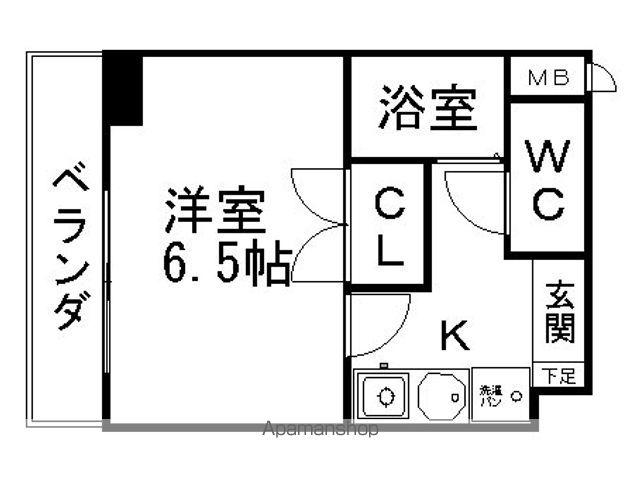 セントラルハイツ中野本町(1K/7階)の間取り写真