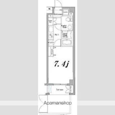 AXAS KOTAKEMUKAIHARA(1K/1階)の間取り写真